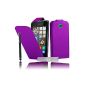 Luxury Case Cover Purple Nokia Lumia 530 and 3 + PEN FREE MOVIES !!  (Electronic devices)