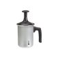 Bialetti 00AGR392 Milk frother with 6 Cups Aluminium Anthracite 10 cm (Kitchen)