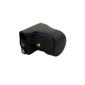 Nostalgia Camera Case Design PU Leather Case Set for Canon EOS-M 18-55mm Black (Accessories)