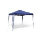 A Barnum JOM I Nordsee 127117 new blue and white, pliable, 3 x 3 m, Material 200D Oxford, protects ds short rains, with transport bag