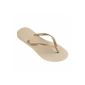 Havaianas - Woman Tong Fine - Rubber, Gold (2), 40 (clothing)