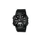 Casio - AQ-S810W-1A - Sports - Mixed Watch - Quartz Analog - Digital - Black Dial - Black Resin Bracelet (Watch)