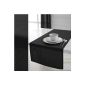 CDaffaires table runner 50x150 cm 100% cotton Black (Kitchen)