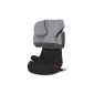 SILVER CYBEX Solution X-fix car seat Group 2/3 (15-36 kg), Collection 2015 (Baby Product)