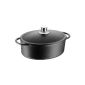 WMF 0571364290 Casserole 30 x 23,5 cm cast iron with cast iron cover (household goods)