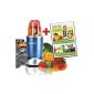 NUTRiBULLET Germany sapphire blue (Limited Edition) - Nutrient Set - universal food with accessories - sapphire blue Special Edition incl FREE recipe book.