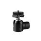 Cullmann CROSS CB2.7 aluminum ball head incl. Adapter plate and hot shoe (85g, 1kg carrying capacity, 5.3cm height) (Accessories)