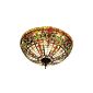 Ceiling lamp pendant lamp Tiffany style -Big Oriental