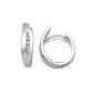 Miore - MSM136E - Hoop Earrings - Silver 3.1 gr 925/1000 and zirconium oxides (Jewelry)