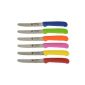 Gräwe table knife bread knife 6 piece colorful