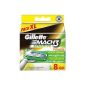 Gillette Razor Blades Mach3 Sensitive X 8 (Health and Beauty)