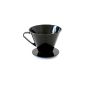 AXENTIA coffee filters, coffee permanent filter, coffee maker, permanent filter made of plastic, for 6 cups - Made in Germany