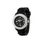 ICE-Watch - Watch - Quartz Analog - Ice-Star - Black Silver - Small - Black Dial - Black Silicone Bracelet - ST.BS.SS09 (Watch)