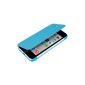 Case kwmobile® practical and stylish protective flap for Apple iPhone 5C Light Blue (Wireless Phone Accessory)