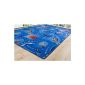 Children carpet Cars blue, Select Size: 160 x 180 cm
