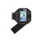 Skech IPH5 AB GRY Sports Armband for Apple iPhone 5 / 5S / 5C / iPod touch 5G black / gray (Wireless Phone Accessory)