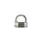 5-digit code to lock BaouRouge 65mm (Grey / Silver) (Others)