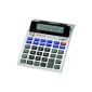 Genie 902 MTX, 12-digit desktop calculator with dual power (solar and battery), professional device with many features in a timeless design, silver (Office supplies & stationery)