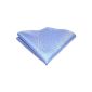 Light Blue - pocket square in Light Blue Silver 25 x 25 cm - 100% polyester cloth (textiles)