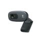 Logitech HD Webcam C270 HD Webcam with integrated microphone Skype compatible / MSN / Facebook Black (Western Europe version) (Personal Computers)