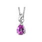 Revoni - PER-SP8354 - Female Necklace - Silver 925/1000 1.8 Gr - Sapphire (Jewelry)