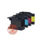 Cleaning Cartridges 4 pcs Fits Brother MFC-J6710DW / J6910DW MFC / MFC-J625DW Inion (Office supplies & stationery)