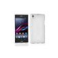 Cadorabo ®!  X TPU silicone sleeve for Sony Xperia Z1 in white (Wireless Phone Accessory)