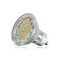 lux.pro® SMD GU10 230V NEUTRAL WHITE HI-POWER 54 SMD LED DAYLIGHT LAMP :: :: 1 piece