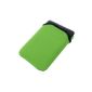 Case Sleeve Neoprene for eBook Reader suitable for 6 inch (15.24cm) e-Reader - Cover in green (Electronics)