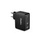EasyAcc® 20W 4A 2 USB charger compact portable travel charger charger charger plug USB Outlet (Electronics)