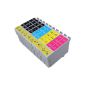 10 Multipack XL Epson T0715, T0895 cartridges compatible.  4 black, 2 cyan, magenta 2, 2 yellow (Office supplies & stationery)