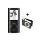 MP4 Player Portable - 16GB memory card - SCHWARZ - MP3 AMV Video, FM radio, e-books, voice recorder, built-in speaker, expandable to 16 GB through microSD - Memory Cards and Mini Clip MP3 Player BERTRONIC ®