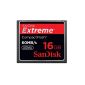 SanDisk Extreme CompactFlash 16 GB Memory Card UDMA SDCFX-016G-FFP [Packaging 