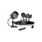ZMODO ZMD KHA4-CARQZ4ZP Video surveillance system (4-channel) with outdoor day / night camera (4x 600TVL) (tool)