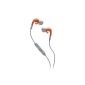Skullcandy Fix S2FXDM-213 In-Ear Headphones with Mic Athletic orange / gray (Electronics)