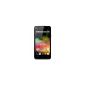 Wiko Rainbow Smartphone wireless Bluetooth Android (TM) 4.2.2 (Jelly Bean) 4GB Black (5 inches) (Electronics)