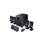 EDIFIER M1550 5.1 speaker system (26 watts) with cable remote control (optional)