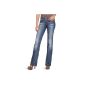 ONLY ladies jeans / Long Regular Fit, auto low str 15048028, Straight Fit (Straight Leg) (Textiles)