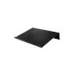 Hama Laptop Stand in carbon look, non-slip rubber feet, ideal for tablets, eBook readers and books, 40 x 30 x 8 cm, black (Accessories)