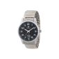 Timepiece Mens Watch analog quartz radio drawstring TPGA-10239-22M (clock)