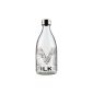 1L Milk (M) glass bottle for the fridge - BPA-free - 100% recyclable (household goods)