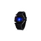 Ashia Jet multifunction clock wristwatch for men with the variety of colors LED display (black) modern dual LED Analog Digital - Black in an elegant gift (Jewelry)