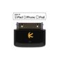 KOKKIA i10s (black luxury) - Small Bluetooth iPod Transmitter for iPod / iPhone / iPad with genuine Apple Certification (Electronics)