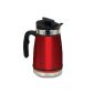 Planetary Design - Table Top - French press coffee maker isolated, for 4 to 5 cups - 20oz / 0,59l - red