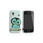 tinxi® Protective Case for Samsung Galaxy Ace S5830 S5830i shell TPU Silicone back shell protective sleeve Silicone Case with Owl Owl Pattern in Light Green (Electronics)