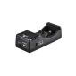 Xtar WP2 II 2-channel Charger + Car Adapter with USB Output - new 12/2013, for Li-Ion batteries size 16340-18650 (Electronics)