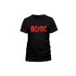 AC / DC - RED LOGO T-Shirt (Textiles)