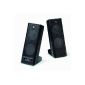 Logitech - X 140 - PC multimedia speakers - 5 Watt (Total) - Black (Accessory)