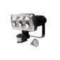 3 professional spotlights with motion detectors