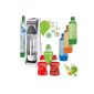 SodaStream - sodacoolt pack - Machine for aerating the water with one cylinder and 4 bottles (including 3 color) + 3 concentrates